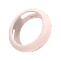 Silicone protective case detail view, soft pink watch cover, precision cutout, durable accessory - Nebula Pink