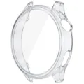 Clear transparent watch protective case detail, high transparency bumper guard for smartwatch. - Case and Screen Protector for Xiaomi Watch 5 / Clear