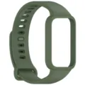 Grünes Silikon-Ersatzarmband und Gehäuse für Fitness-Tracker, atmungsaktives Sportarmband. - Dunkelgrün