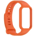 Orangenes Silikon Ersatzarmband mit Schutzhülle für Redmi Smart Fitnessarmbänder. - Orange