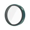 Overzicht van de donkergroene PC smartwatch beschermhoes met geïntegreerd gehard glas. - Huawei GT6-41 Hoesje en Folie / Dennenbomen Groen