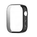Smartwatch beschermhoes met gehard glas schermprotector en duurzame PC cover. - Zwart