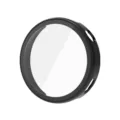 Zwarte PC smartwatch beschermhoes met gehard glas screenprotector voor ronde klok 41mm. - Huawei GT6-41 Hoesje en Folie / Zwart