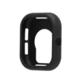 Schwarzes Silikon-Smartwatch-Hüllen-Detail mit präzisen Ausschnitten und Innenprägung. - Schwarz