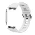 Witte siliconen vervangende horlogeband compatibel met Amazfit Rex3 sport smartwatch. - Amazfit Rex 3-bandjes / Wit