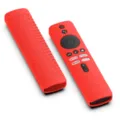 Rote Silikon Schutzhülle für Xiaomi TV Stick Fernbedienung staubdicht anti-Rutsch Cover Zubehör - Rot
