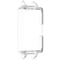 Transparent protective case detail for smart band, hollow drop-proof cover accessory. - Huawei Band 11 Pro Hollow Protective Cases / Clear White