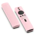 Rosa Silikon Schutzhülle Cover für Xiaomi TV Stick 4K Mi Box 2nd Gen Fernbedienung Etui - Rosa