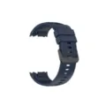 Silikon Uhrenarmband Detailansicht mit sicherem Metallverschluss und flexiblem Design. - Mitternachtsblau