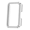 Sparkling rhinestone watch protective case, premium PC hard cover with brilliant crystal diamonds. - Huawei Band 11 Pro Hollow Protective Cases / Clear