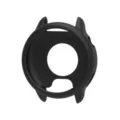 Schwarze Silikon Schutzhülle für Garmin Active6 Smartwatch, hohles Bumper Case Zubehör. - Garmin Active 6 Silikonhüllen / Schwarz
