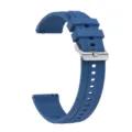 Replacement silicone watch strap compatible with smartwatches, comfortable 22mm blue band - 22mm Watch Bands / Royal Blue