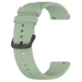 Green silicone watch strap replacement band universal 20mm 22mm compatible with watches. - Light Green