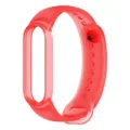 Correa de repuesto roja transparente para reloj inteligente de fitness, de silicona suave. - M3/M4 / Rojo Transparente