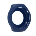 Zachte siliconen beschermhoes voor smartwatch 46mm, flexibele rubberen behuizing detail weergave. - Siliconen hoesjes voor Huawei Watch 5-46mm / Donkerblauw