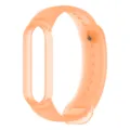 Detalle de correa de repuesto de silicona naranja transparente, flexible con perno de metal. - M3/M4 / Naranja Transparente