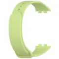 Replacement silicone strap for smart wristband, light green, soft flexible and durable design. - Lime