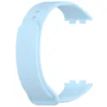 Light blue silicone replacement strap for smart fitness band, durable and comfortable design. - Cloud Blue