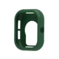 Funda protectora de silicona verde oscura compatible con Haylou Watch, duradera y precisa. - Verde oscuro