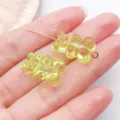 Transparante acryl beer afstandskralen 19x12mm verticaal gat DIY sieraden maken bedel accessoire. - Transparant Groen Verticaal Gat
