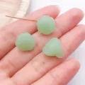 DIY glass lotus seed beads jewelry accessories, cute green pendants for handmade crafts design. - Lotus Pod Pendant / 1 Piece/Pack (13x13mm) / Green