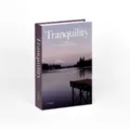 Detail view of decorative fake book prop with scenic landscape print for photography. - Cross-Border Foldable Style / FH-33