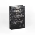 Detail view of a decorative fake book photo prop featuring ocean wave cover design and sleek typography. - Cross-Border Foldable Style / FH-35