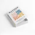Matisse decorative book box, openable storage box, artistic paper-cut coffee table ornament. - Magnetic Storage Model - Openable / BH-2A20