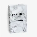 Decorative faux book box with marble pattern and fashion text for home hotel decor SKU. - Magnetic Storage Model - Openable / FH-41