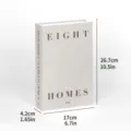 Minimalist decorative book box for modern home interior styling and coffee table display. - Cross-Border Foldable (Assembly Required) / Light Gray (FH-70)