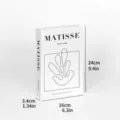 Minimalist Matisse art decorative fake book for coffee table, modern home decor book model. - Magnetic Storage Model - Openable / YH-24