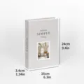 Decorative fake book box for modern living room coffee table, neutral minimalist style display. - Folding Style (Assembly Required) / YH-22