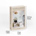 Decorative faux book model for home decor, modern minimalist style coffee table display box. - BH-2A1052