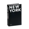 Modern minimalist black and white decorative book prop for home decor and hotel interior styling. - Finished Product New York