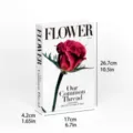 Modern decorative simulation book model for coffee table, stylish home decor accessory. - Foldable Style (Assembly Required) / DH-384F