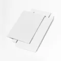 Minimalist white folding decorative book model for modern study room and photography props. - 26.7*17*4.2cm / White Folding