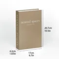 Neutral spaces decorative fake book box modern minimalist coffee table display model. - Folding Style (Assembly Required) / FH-69