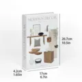 Decorative fake book for modern home decor, coffee table display variant with Nordic style. - Folding Type (Flat Shipping Assembly Required) / BH-2A1050