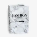 Black and white marble pattern decorative storage book box, modern fashion home decor prop. - Magnetic Storage Box (Openable) / FH-41