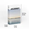 Decorative fake book ornament with modern journey design, perfect for office and home display. - Foldable Style (Assembly Required) / DH-480