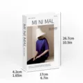 Decorative fake book prop minimalist fashion magazine design modern office home display piece. - Foldable Style (Assembly Required) / DH-515