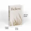 Minimalist decorative fake book photography prop with Believe text and size design style. - Cross-Border Foldable Style / FH-20