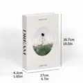 Minimalist decorative book prop for modern home interior photography and shelf styling decor. - Foldable Style (Assembly Required) / FH-21