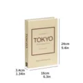 Decorative fake book aesthetic Tokyo city design book prop for home shelf decor display. - Folding Style (Assembly Required) / YH-09