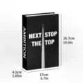 Black and white minimalist decorative fake book, inspirational quote design, office table decor. - Cross-Border Foldable Style / FH-16
