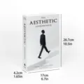 Decorative book photo prop aesthetic entrepreneur modern minimalist home decor desktop ornament. - Foldable Style (Assembly Required) / DH-409A