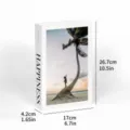 Minimalist decorative book ornament with inspirational quotes, modern white fake book box. - Foldable Style (Assembly Required) / BH-2A107