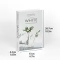 Minimalist decorative book white aesthetic faux book coffee table shelf decor display prop - Cross-Border Foldable Style / FH-52