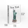 Modern decorative book model with New York print and Statue of Liberty design for home. - Folding Style (Assembly Required) / DH-507