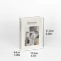 Minimalist decorative fake book model for modern interior home decor, coffee table styling prop. - HH-10 Style